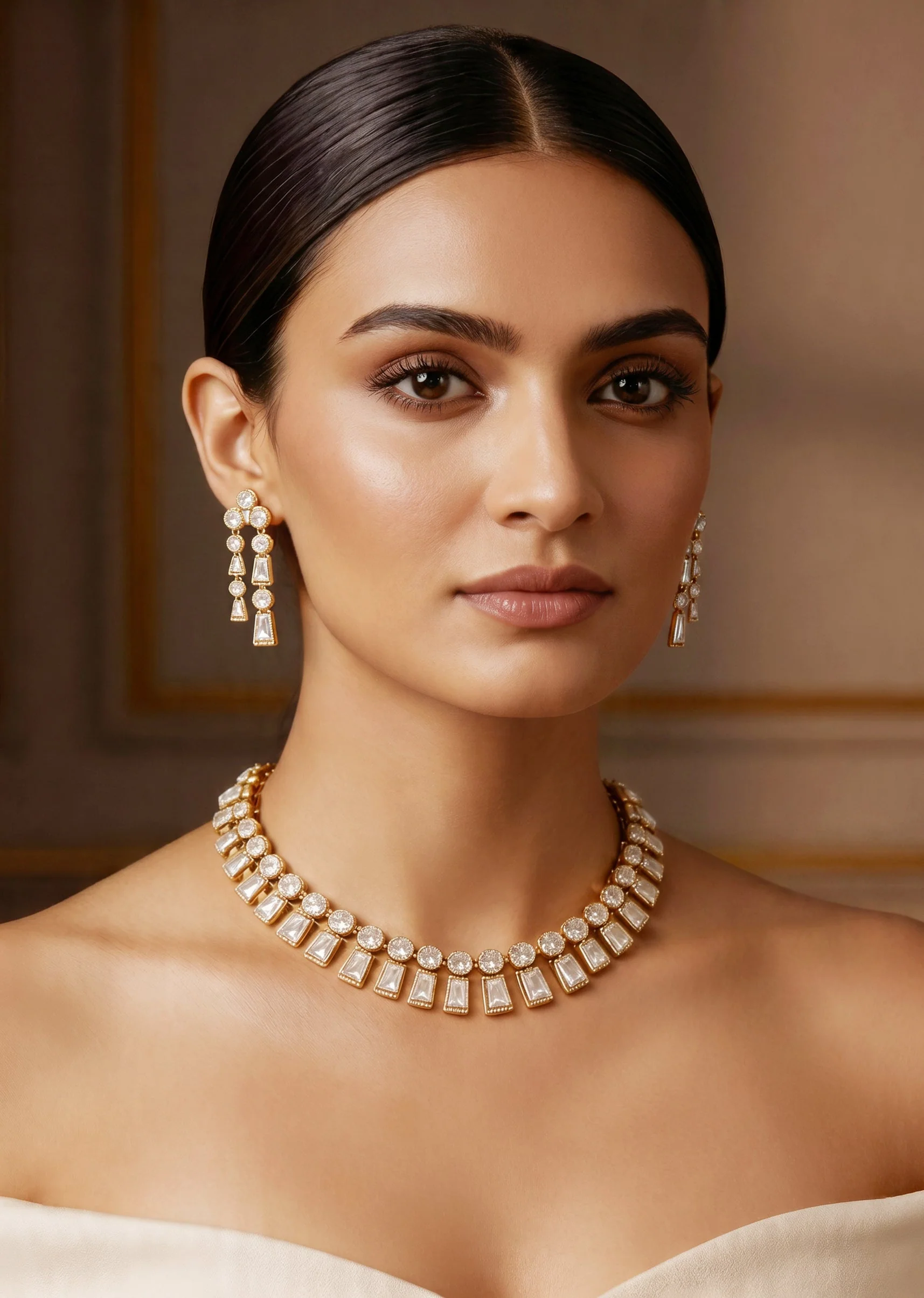 812-antique-gold-heritage-necklace-set-1.webp Antique Gold Heritage Necklace Set