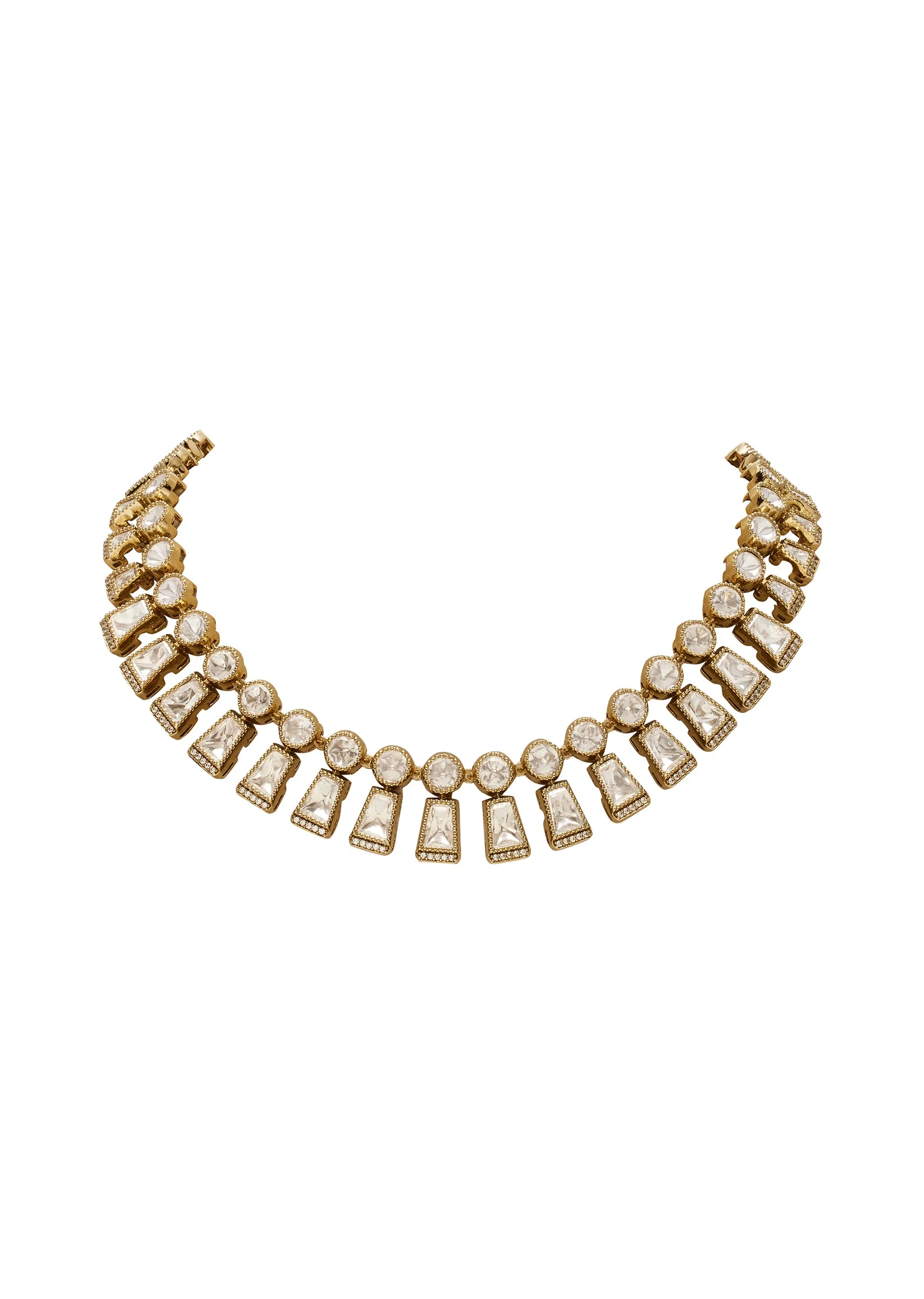 Antique Gold Heritage Necklace Set