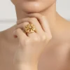 813-gold-toned-ring-with-temples-style-motif-1.webp Gold Toned Ring With Temples Style Motif