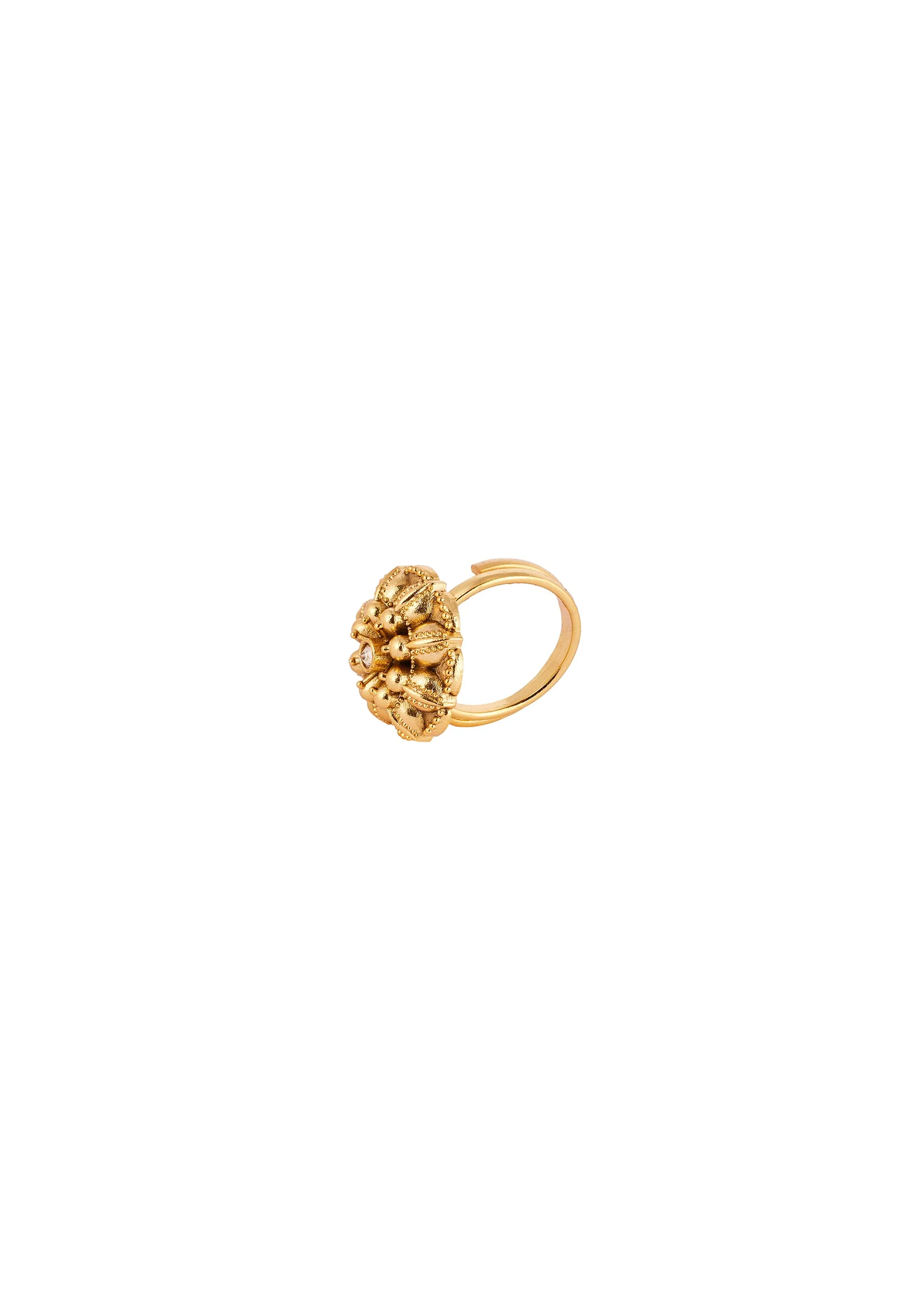 813-gold-toned-ring-with-temples-style-motif-3.webp Gold Toned Ring With Temples Style Motif