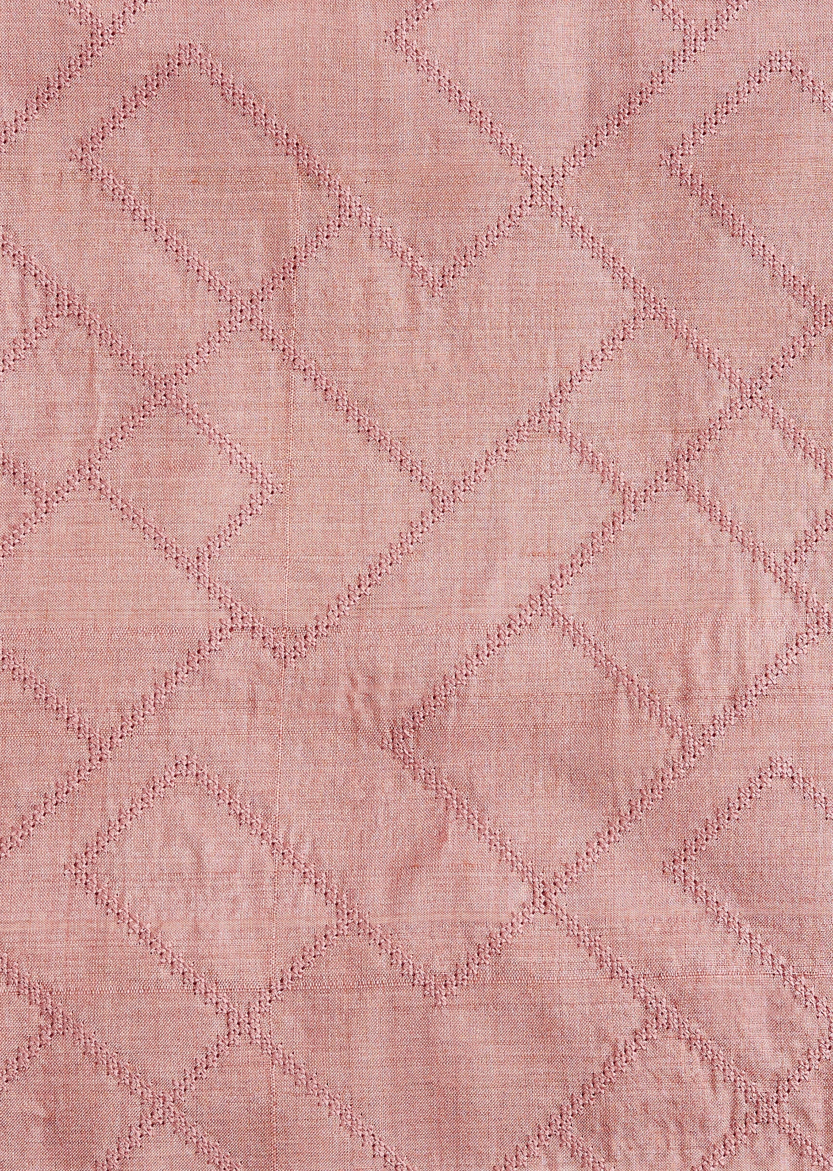Pink Tussar Embroidered Dress Material Suit