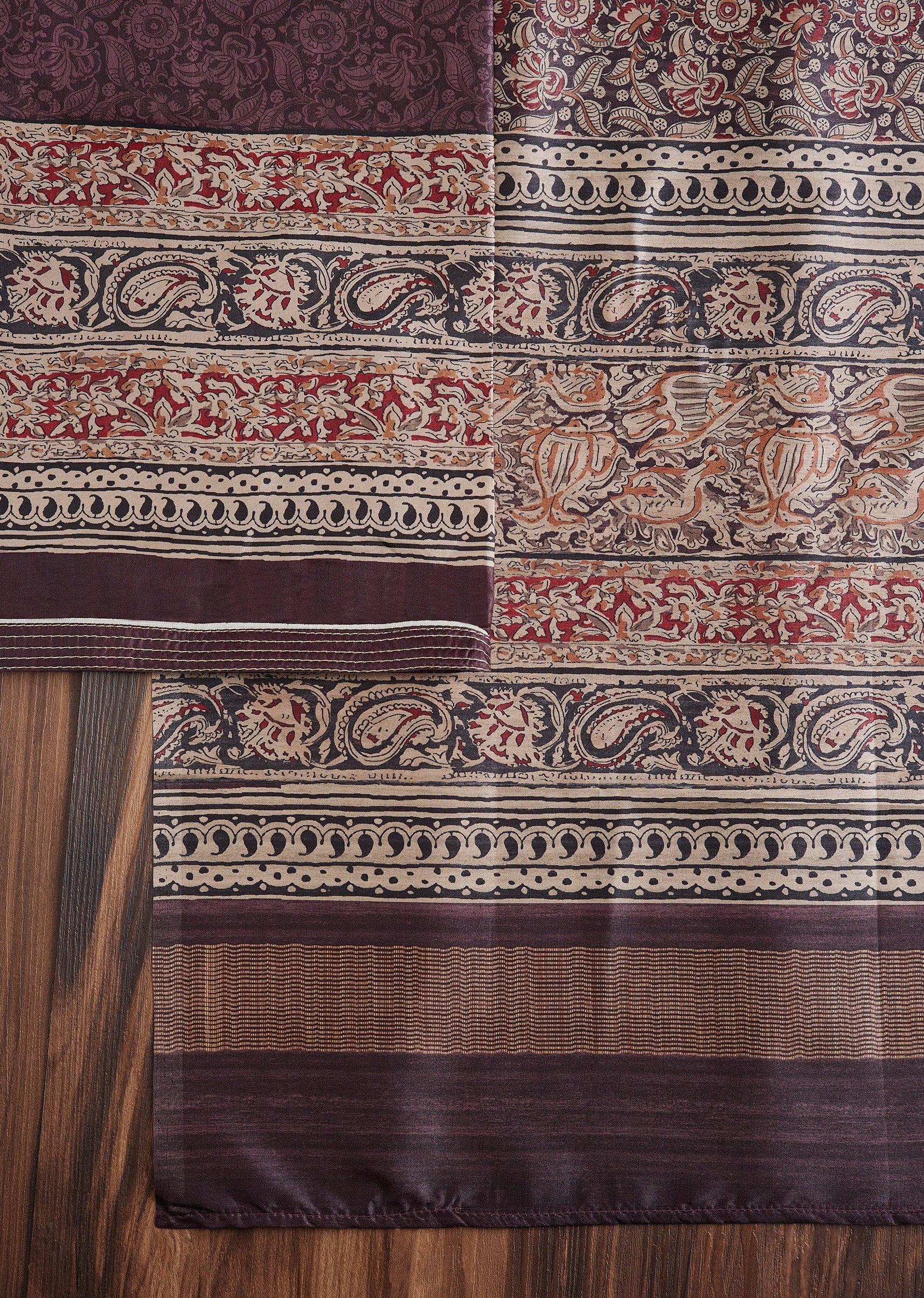 8154-brown-dola-silk-suit-set-3.jpg Brown Dola Silk Suit Set