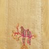Yellow Linen Embroidered Unstitched Suit