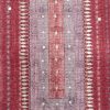 Maroon Dola Silk Printed Unstitched Suit
