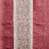 Maroon Printed Dola Silk Unstitched Suit