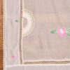 Ivory Chanderi Embroidered Unstitched Suit Set