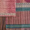 Rose Pink Dola Silk Printed Unstitched Suit Set