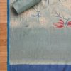 Grey Chanderi Printed Unstitched Suit Set