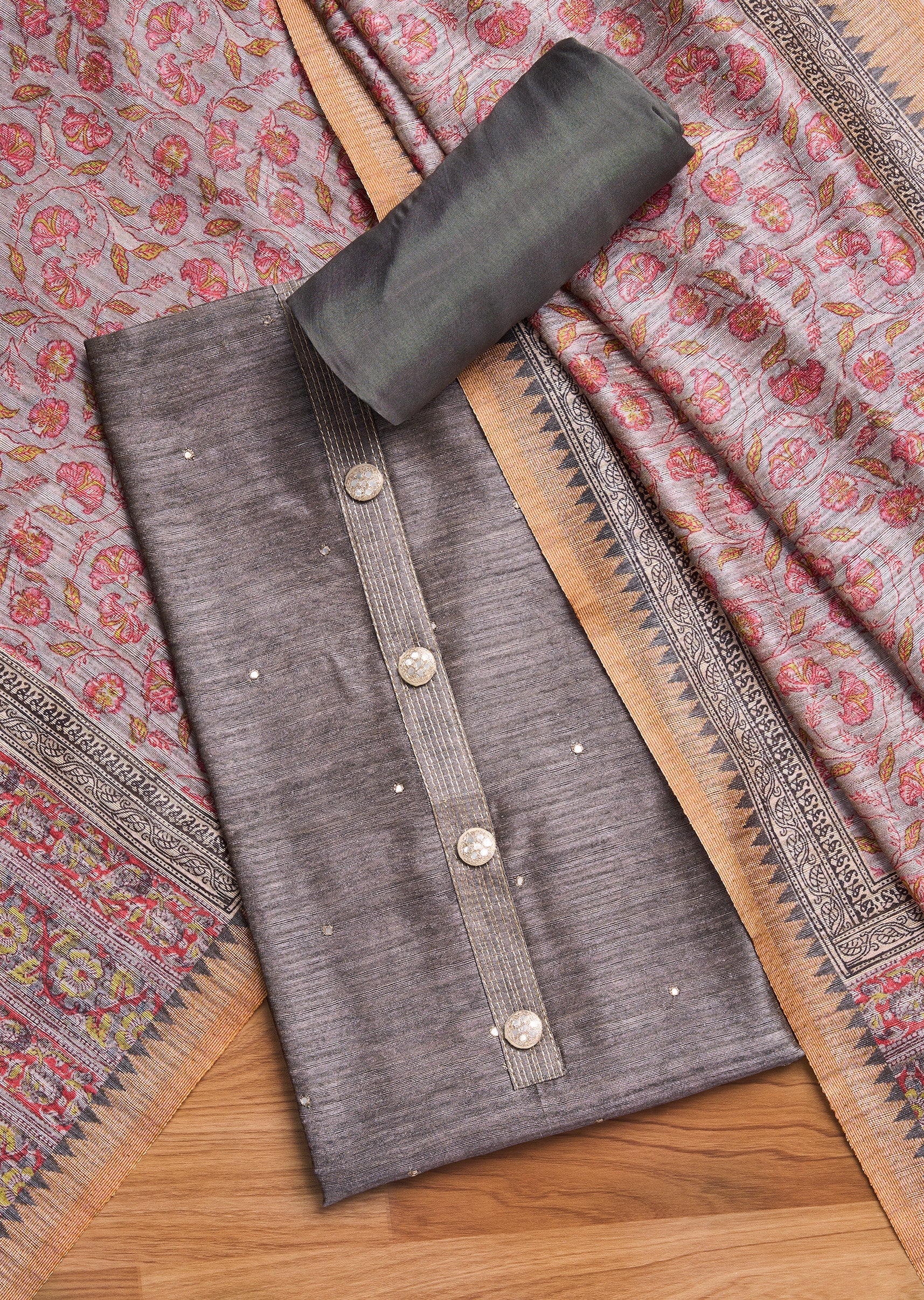 8174-grey-dola-silk-unstitched-suit-set-1.jpg Grey Dola Silk Unstitched Suit Set
