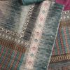 Smokey Grey Dola Silk Unstitched Suit Set