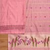 Pink Linen Unstitched Suit Set