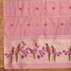 Pink Linen Unstitched Suit Set