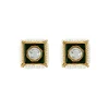 Gold Plated Green And Pink Kundan Polki Choker Necklace Set With 2 Earrings