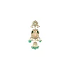 Emerald Drop Statement Earrings