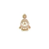 Antique Gold-Plated Statement Jhumka Earrings