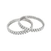 Silver Plated Zircon Diamond Bracelet