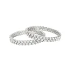 Silver Plated Zircon Diamond Bracelet