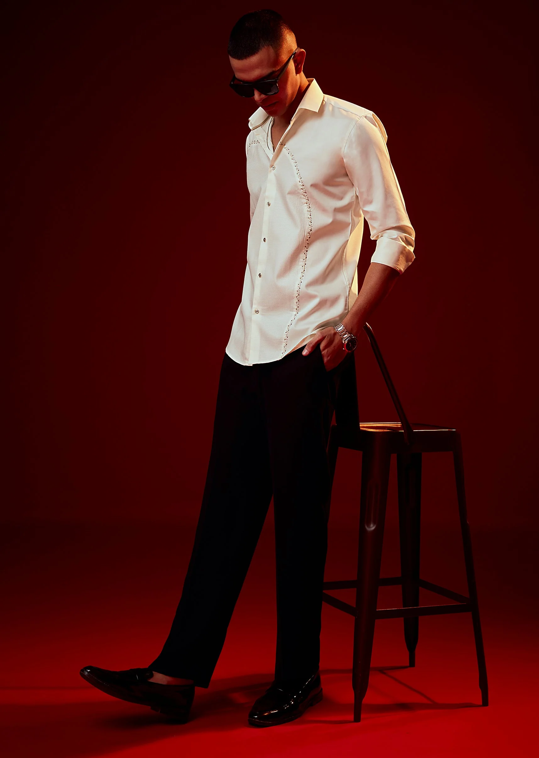 8362-cream-bead-embroidered-mandarin-collar-shirt-1.webp Cream Bead Embroidered Mandarin Collar Shirt