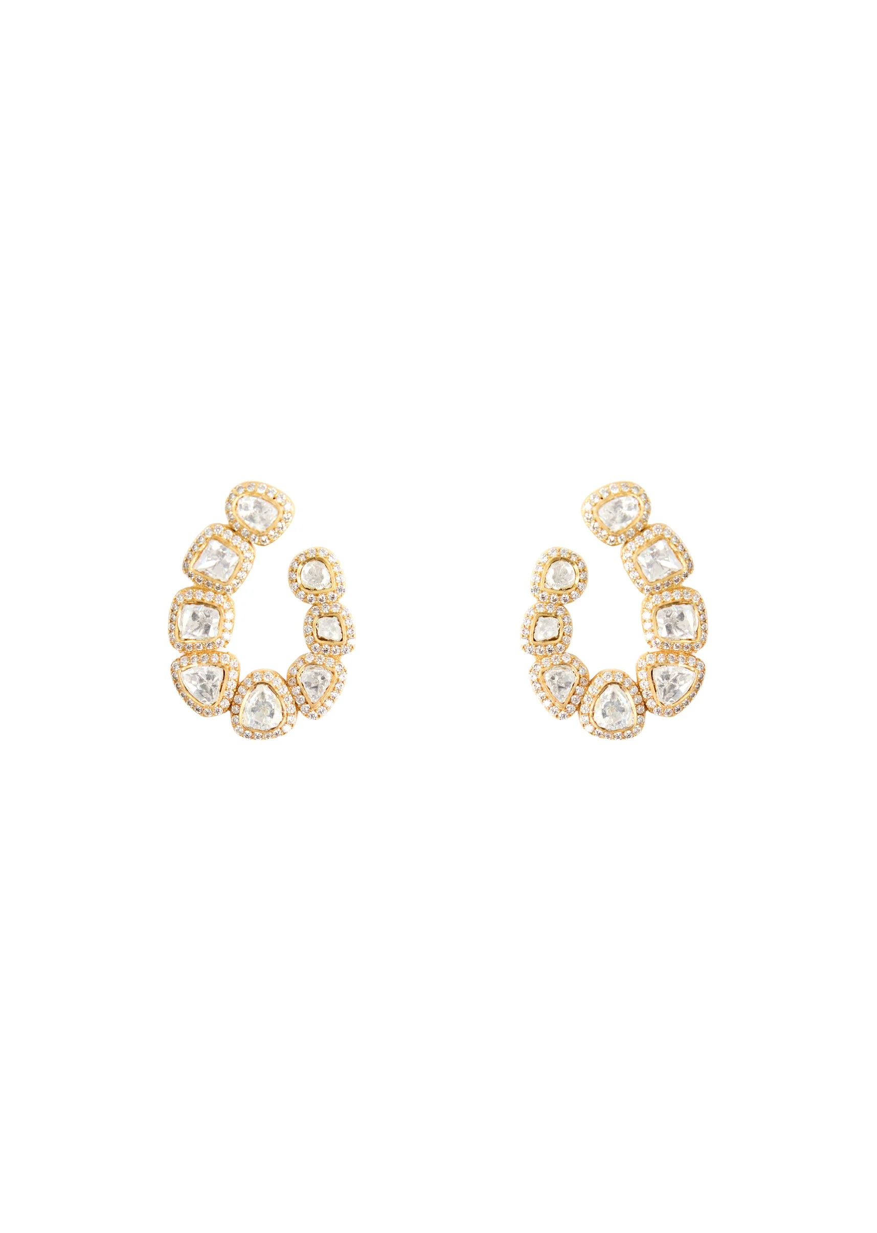 Elegant Pearl Cluster Stud Earrings