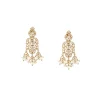 8436-gold-finish-drop-earrings-in-polki-with-white-simulated-pearls-and-clear-marquise-cut-stones-2.webp Gold Finish Drop Earrings In Polki With White Simulated Pearls and Clear Marquise Cut Stones
