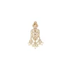 8436-gold-finish-drop-earrings-in-polki-with-white-simulated-pearls-and-clear-marquise-cut-stones-3.webp Gold Finish Drop Earrings In Polki With White Simulated Pearls and Clear Marquise Cut Stones