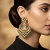 8439-gold-finish-earrings-in-chandbali-style-with-multi-colored-kundan-and-stone-and-pearl-detailing-1.webp Gold Finish Earrings In Chandbali Style With Multi Colored Kundan And Stone And Pearl Detailing