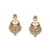 8439-gold-finish-earrings-in-chandbali-style-with-multi-colored-kundan-and-stone-and-pearl-detailing-2.webp Gold Finish Earrings In Chandbali Style With Multi Colored Kundan And Stone And Pearl Detailing