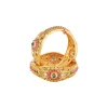 8441-gold-finish-bangle-with-traditional-temple-motifs-and-green-and-pink-simulated-stones-with-zirconia-accents-2.webp Gold Finish Bangle With Traditional Temple Motifs And Green and Pink Simulated Stones With Zirconia Accents
