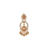 8458-gold-finish-earrings-in-chandbali-style-with-kundan-and-stone-and-pearl-detailing-3.webp Gold Finish Earrings In Chandbali Style With Kundan And Stone And Pearl Detailing