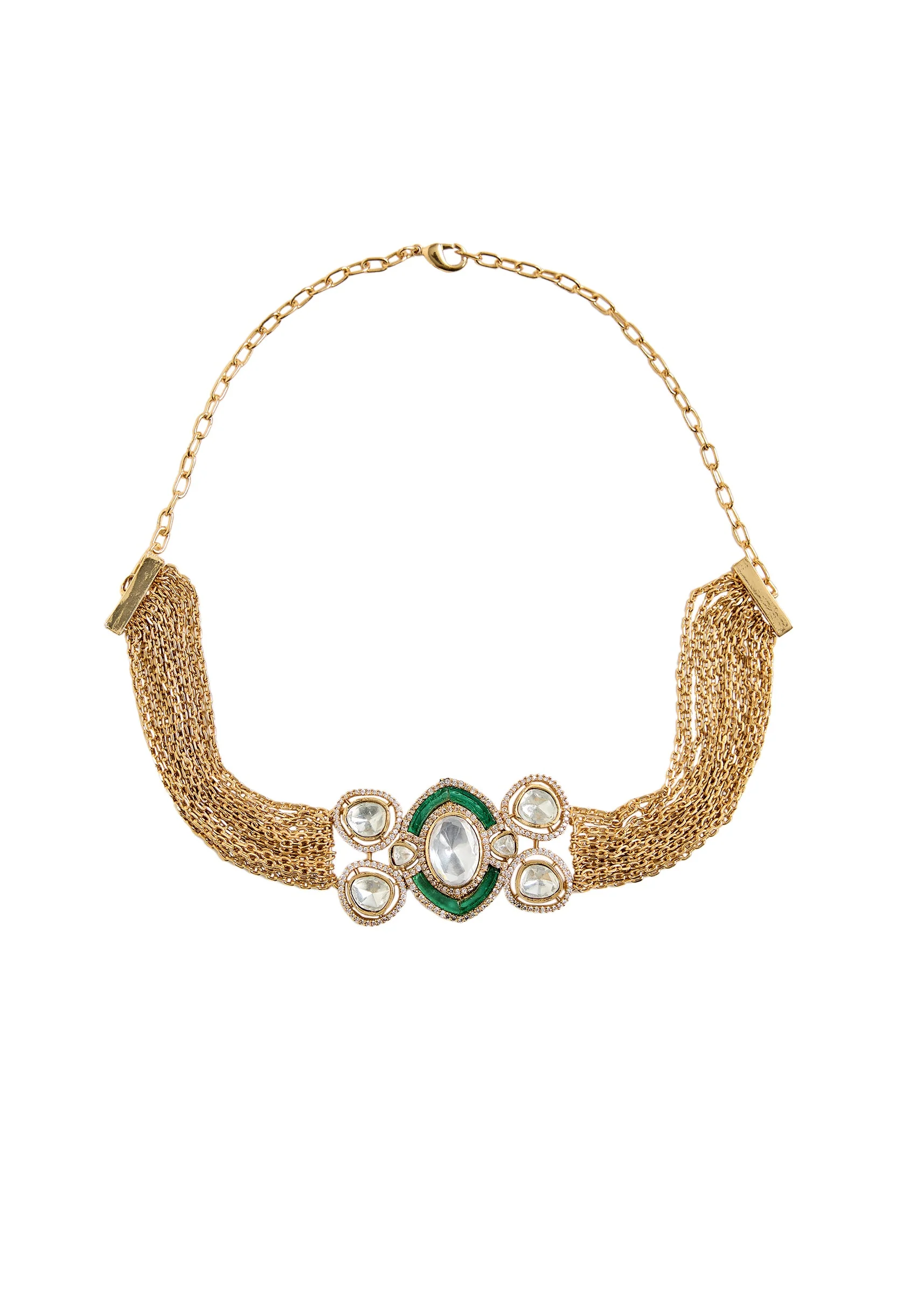 Classic Kundan Choker Necklace Set