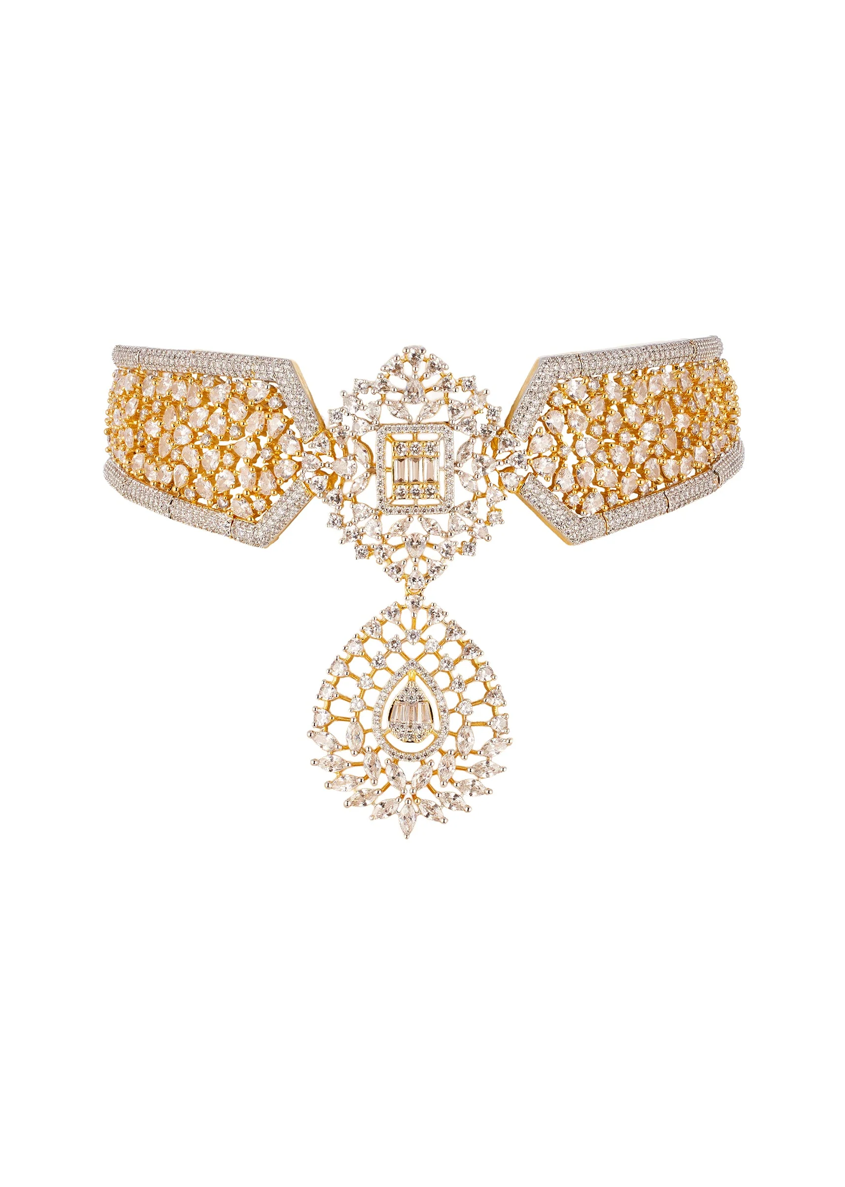 8460-gold-and-silver-anti-tarnish-rhodium-plated-long-pendant-necklace-set-in-brass-with-cz-diamonds-2.webp Gold and Silver Anti Tarnish Rhodium Plated Long Pendant Necklace Set In Brass with CZ Diamonds