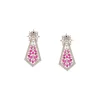8463-rani-pink-anti-tarnish-finish-rhodium-plated-long-necklace-set-in-brass-with-cz-diamonds-3.webp Rani Pink Anti Tarnish Finish Rhodium Plated Long Necklace Set In Brass with CZ Diamonds