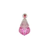 8468-rani-pink-anti-tarnish-rhodium-plated-brass-long-necklace-set-with-cz-diamond-and-gem-stones-4.webp Rani Pink Anti Tarnish Rhodium Plated Brass Long Necklace Set with CZ Diamond and Gem Stones