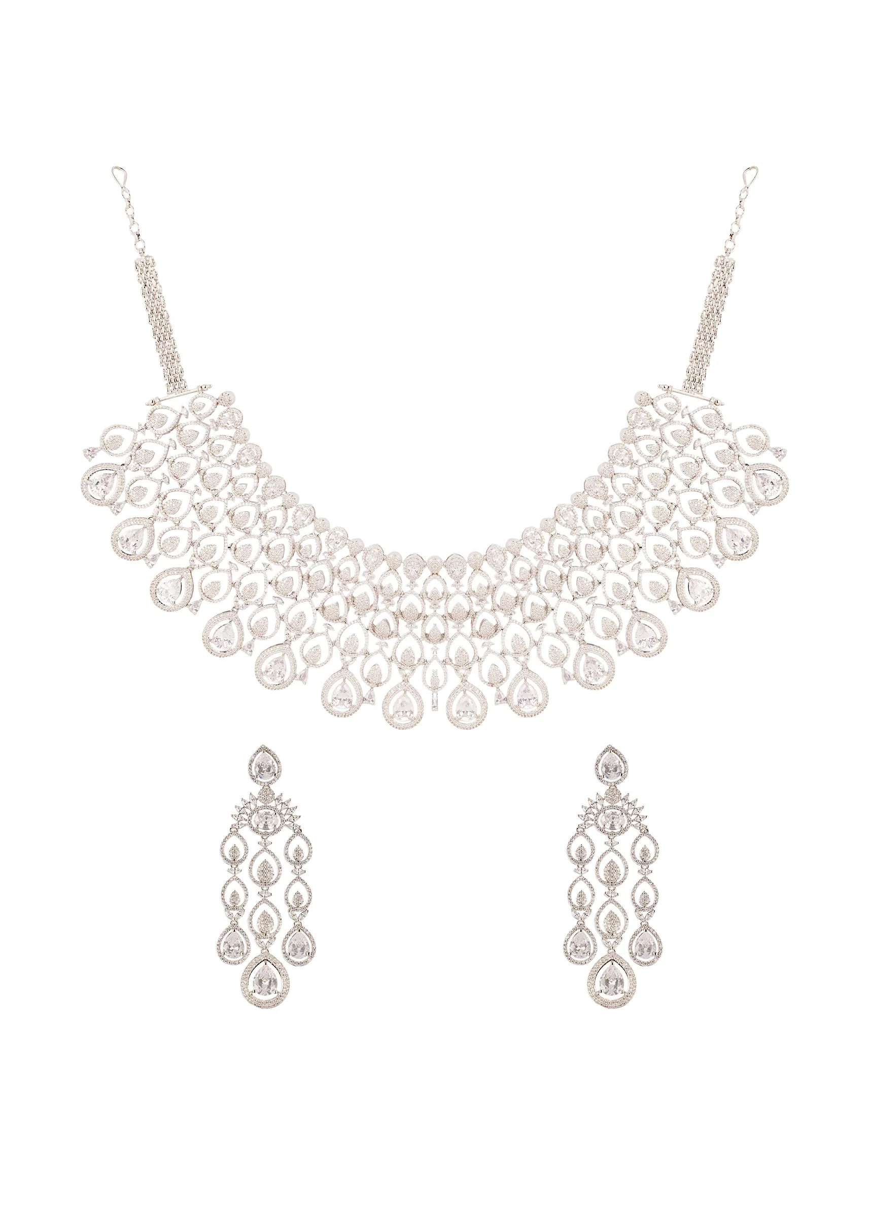 8469-white-cz-diamond-long-necklace-set-in-rhodium-plated-brass-with-anti-tarnish-finish-1.webp White Cz Diamond Long Necklace Set In Rhodium Plated Brass with Anti Tarnish Finish