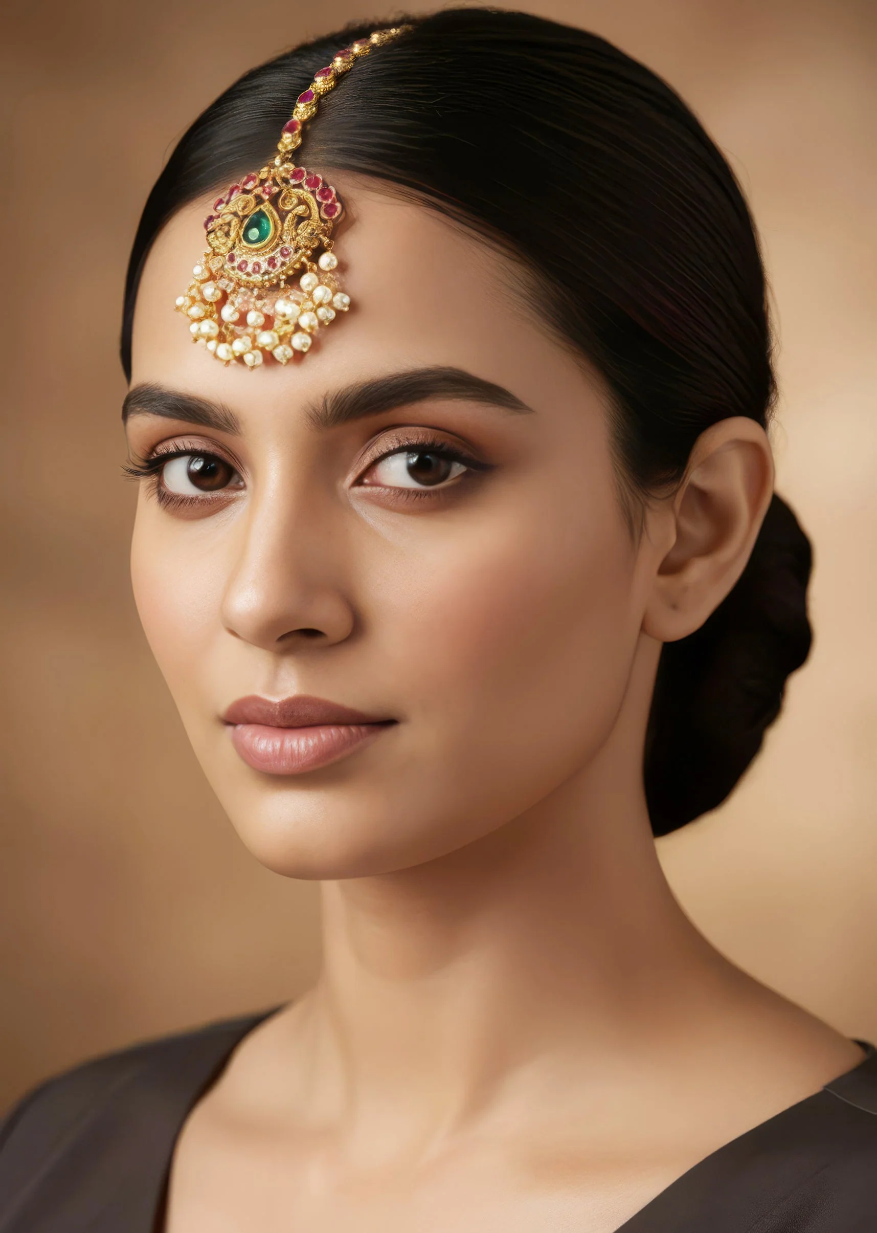 8472-gold-finish-maangtikka-with-temple-style-motifs-and-pink-and-green-simulated-stones-1.webp Gold Finish Maangtikka With Temple Style Motifs And Pink and Green Simulated Stones