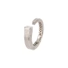 8473-silver-finish-bracelet-in-mix-metal-with-bold-architectural-style-and-white-cubic-zirconia-accents-1.webp Silver Finish Bracelet In Mix Metal With Bold Architectural Style And White Cubic Zirconia Accents