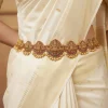 8479-gold-finish-waist-belt-with-temple-style-motif-and-pink-and-green-simulated-stone-1.webp Gold Finish Waist Belt With Temple Style Motif And Pink and Green Simulated Stone