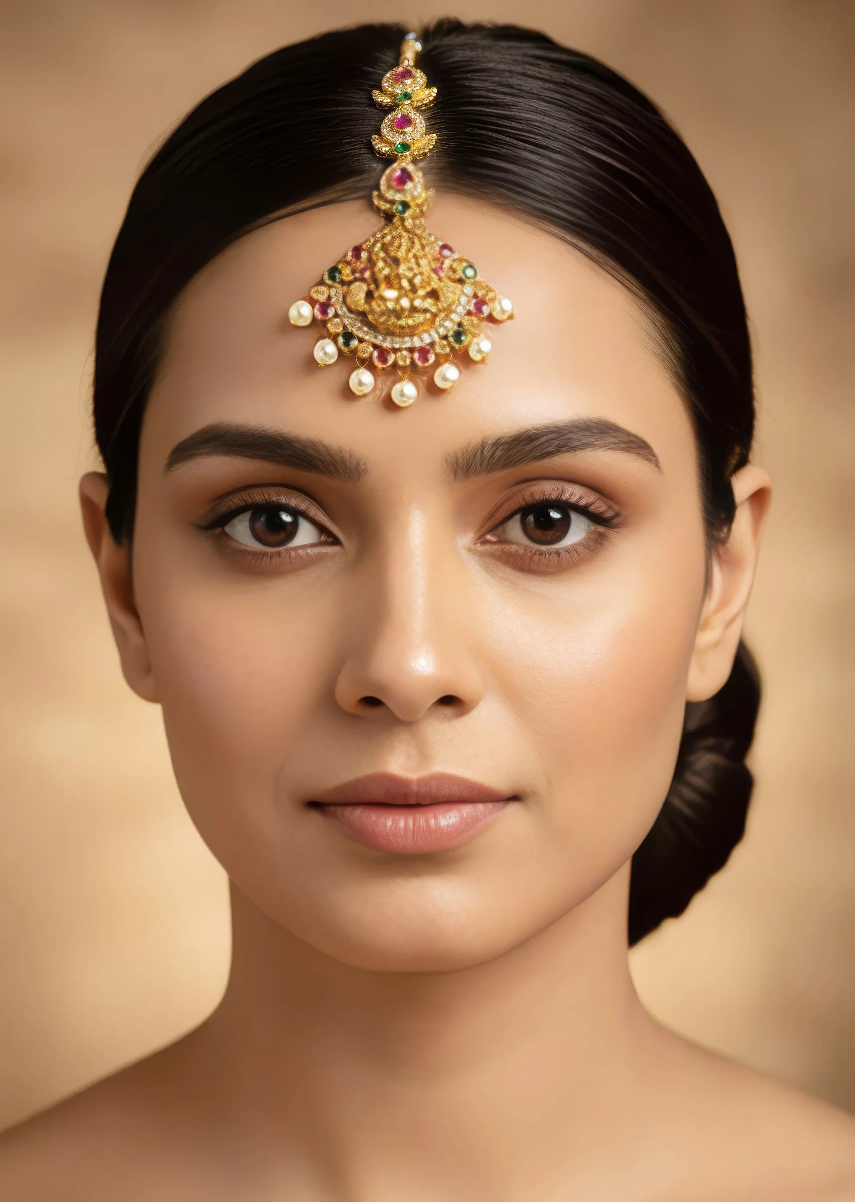 8487-gold-finish-maangtikka-with-temple-style-motifs-and-pink-green-and-off-white-simulated-stones-1.webp Gold Finish Maangtikka With Temple Style Motifs And Pink Green and Off White Simulated Stones
