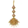 8487-gold-finish-maangtikka-with-temple-style-motifs-and-pink-green-and-off-white-simulated-stones-2.webp Gold Finish Maangtikka With Temple Style Motifs And Pink Green and Off White Simulated Stones