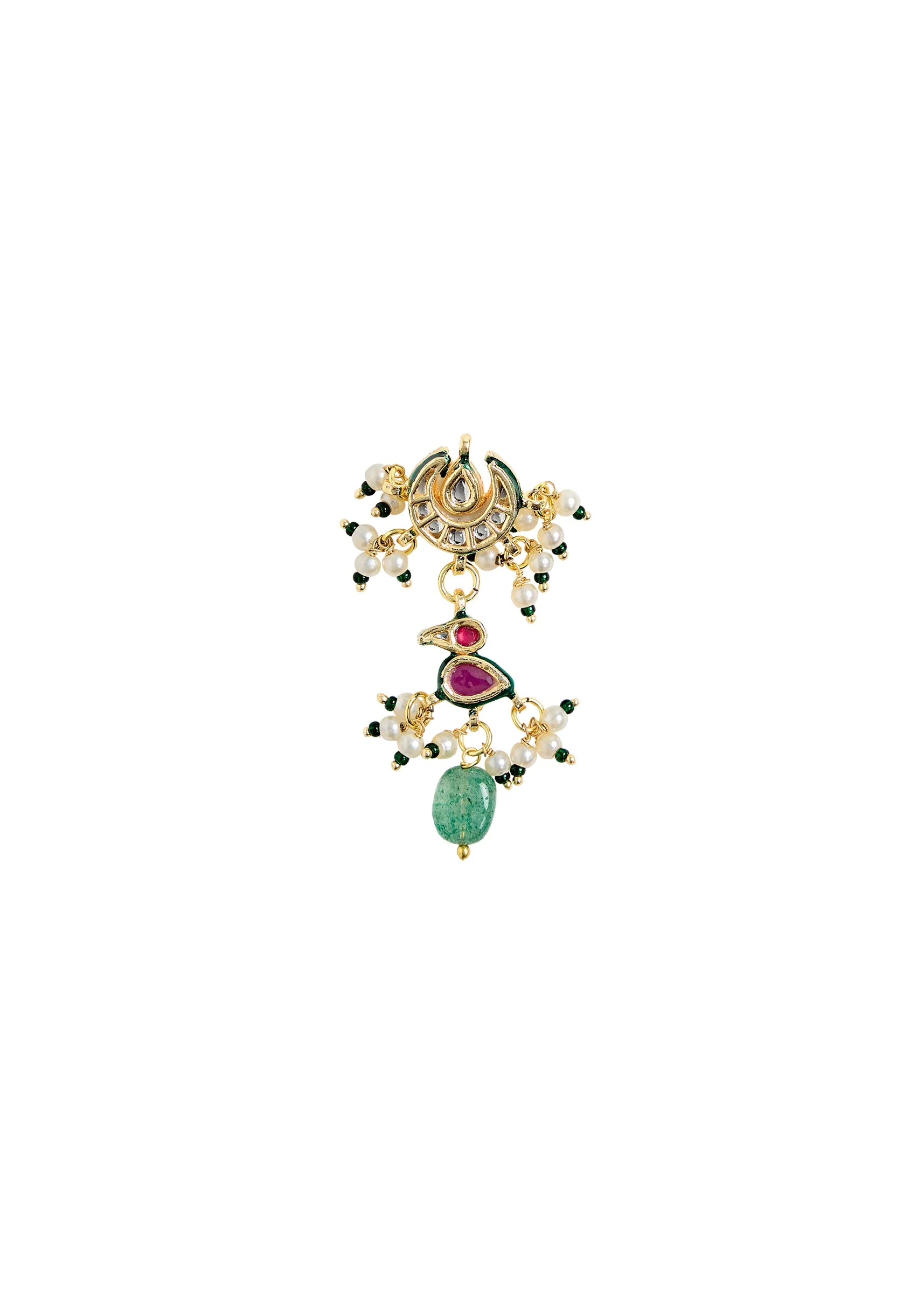 Elegant Green Beaded Necklace Set