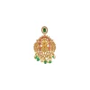 8493-gold-finish-temple-style-necklace-set-with-green-and-pink-simulated-stones-and-zirconia-accents-5.webp Gold Finish Temple Style Necklace Set With Green and Pink Simulated Stones And Zirconia Accents
