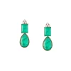 8494-silver-finish-drop-earrings-with-emerald-cut-and-teardrop-accents-and-green-simulated-stones-2.webp Silver Finish Drop Earrings With Emerald Cut and Teardrop Accents And Green Simulated Stones