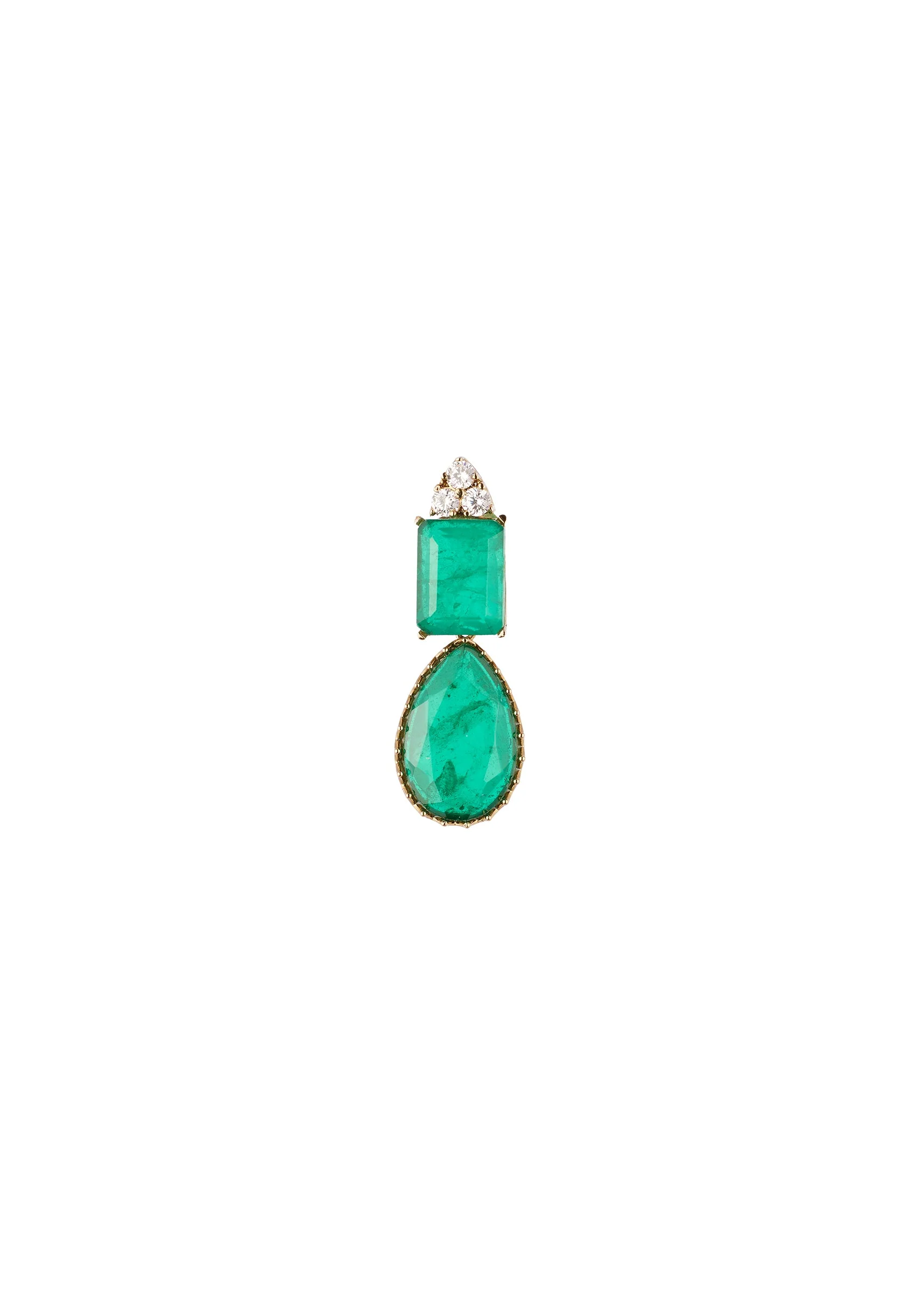 8494-silver-finish-drop-earrings-with-emerald-cut-and-teardrop-accents-and-green-simulated-stones-3.webp Silver Finish Drop Earrings With Emerald Cut and Teardrop Accents And Green Simulated Stones