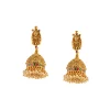 8497-gold-finish-necklace-set-with-traditional-temple-motifs-and-pink-green-and-white-simulated-stones-4.webp Gold Finish Necklace Set With Traditional Temple Motifs And Pink Green and White Simulated Stones