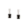 8505-silver-finish-earrings-in-mix-metal-with-modern-pendant-style-and-violet-simulated-onyx-accents-2.webp Silver Finish Earrings In Mix Metal With Modern Pendant Style And Violet Simulated Onyx Accents