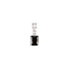 8505-silver-finish-earrings-in-mix-metal-with-modern-pendant-style-and-violet-simulated-onyx-accents-3.webp Silver Finish Earrings In Mix Metal With Modern Pendant Style And Violet Simulated Onyx Accents
