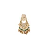 8516-gold-finish-earrings-in-chandelier-style-with-kundan-and-green-stone-and-pearl-detailing-3.webp Gold Finish Earrings In Chandelier Style With Kundan And Green Stone And Pearl Detailing
