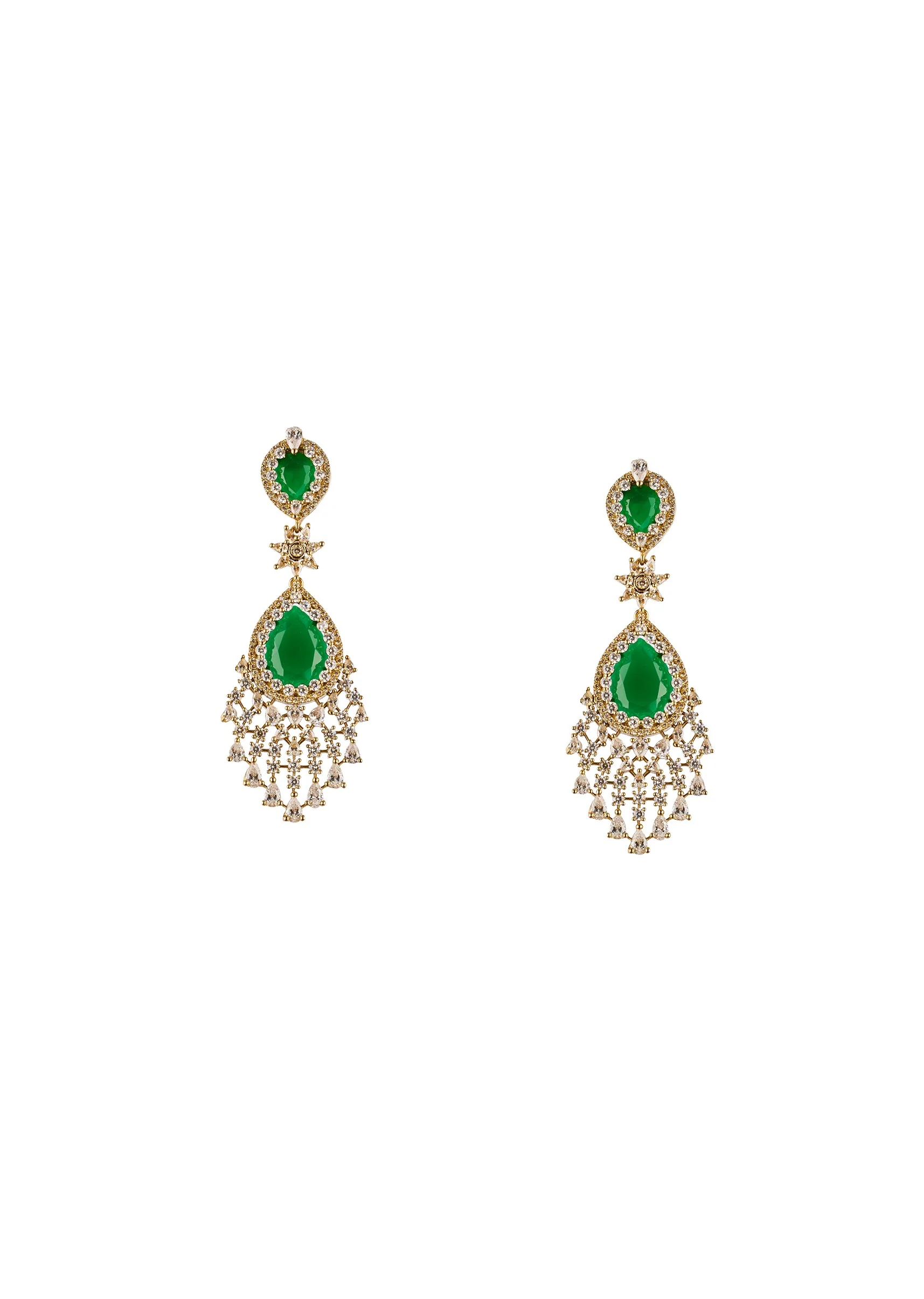 8522-green-and-gold-anti-tarnish-finish-cz-diamond-necklace-set-in-rhodium-plated-brass-3.webp Green and Gold Anti Tarnish Finish CZ Diamond Necklace Set in Rhodium Plated Brass
