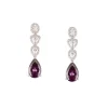 8525-silver-finish-earrings-in-mix-metal-with-modern-pendant-style-and-purple-simulated-stone-accents-2.webp Silver Finish Earrings In Mix Metal With Modern Pendant Style And Purple Simulated Stone Accents