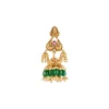 8528-gold-toned-necklace-set-with-traditional-temple-motifs-and-pink-and-green-simulated-stones-4.webp Gold Toned Necklace Set With Traditional Temple Motifs And Pink and Green Simulated Stones